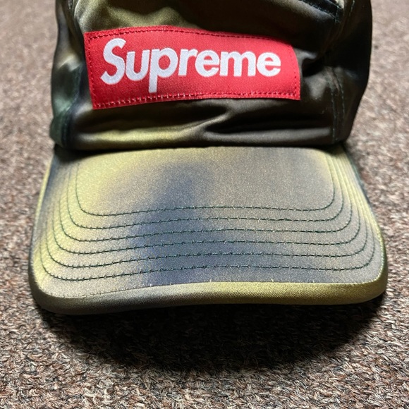 SOLD Supreme SS21 Washed Satin Camo Camp Cap - Picture 11 of 12